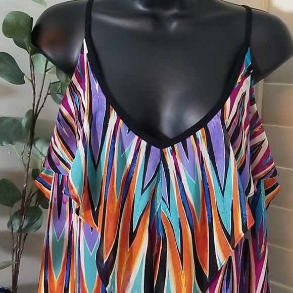 Nicole by Nichole Miller XL Ruffle Blouse (G-8) - Picture 2 of 6